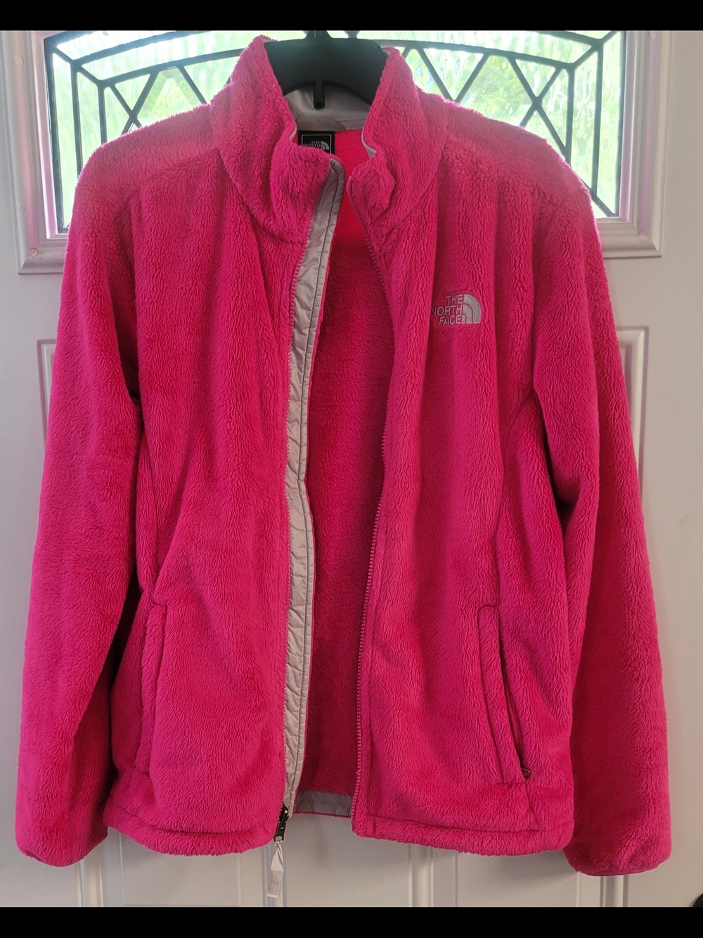 The North Face Women's Cozy Fleece Jacket - Hot Pink Large
